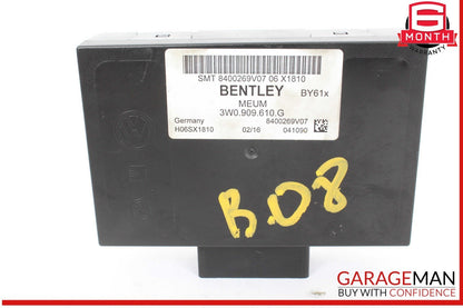 03-12 Bentley Continental GTC Trunk Lid Lock Release Control Load Module OEM
