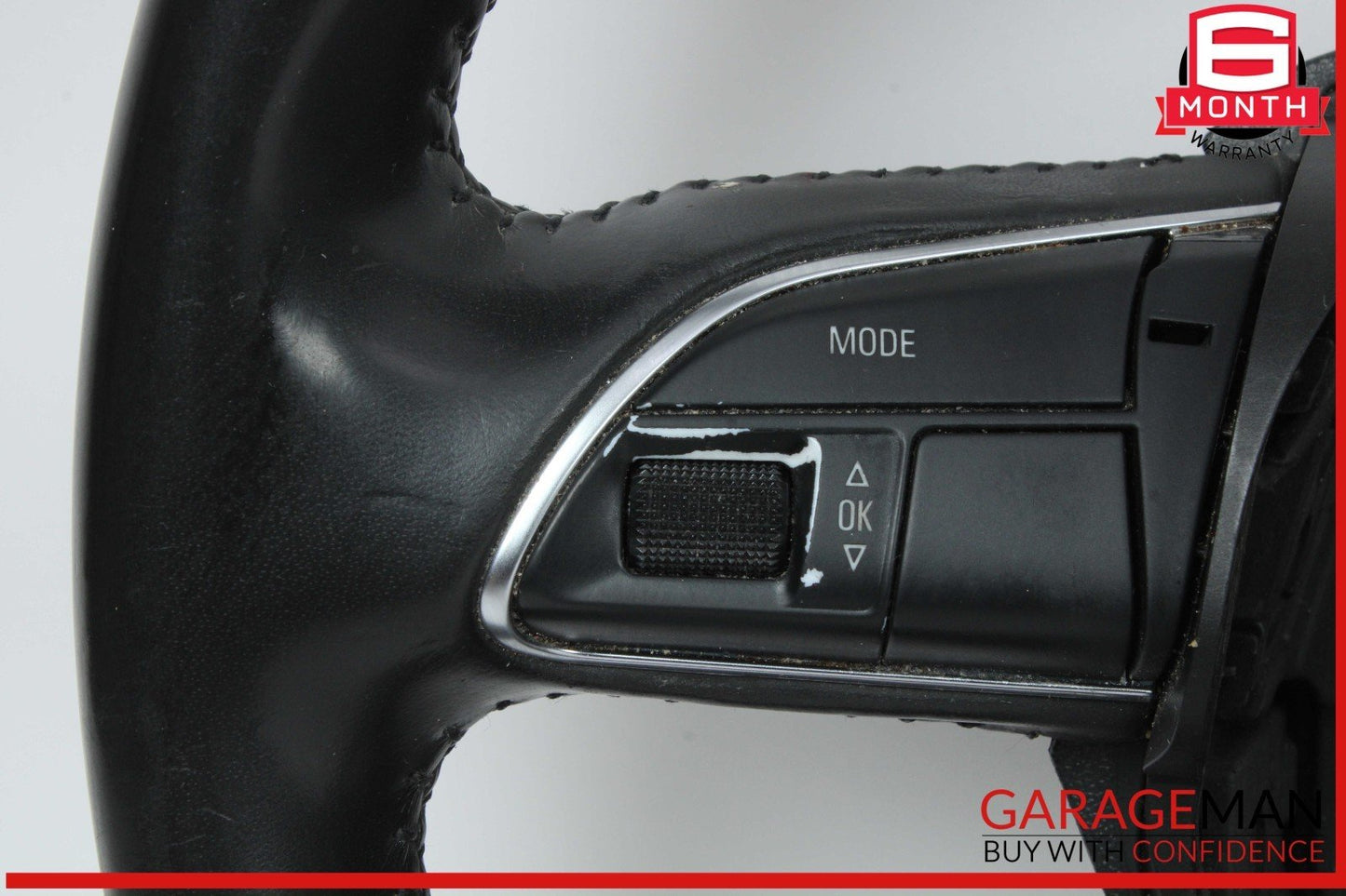 13-16 Audi A4 Front Left Driver Side Steering Wheel Black 4L0419091AC OEM
