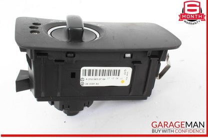 06-11 Mercedes W219 CLS550 Headlight Control Switch Black 2195450704 OEM
