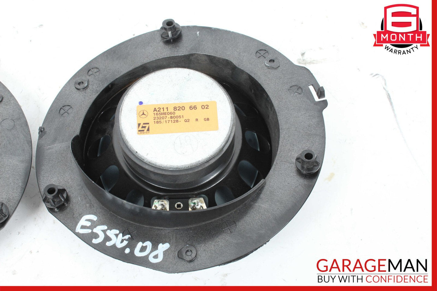 07-09 Mercedes W211 E350 E500 Front Left & Right Side Door Audio Sound Speakers
