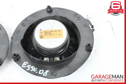 07-09 Mercedes W211 E350 E500 Front Left & Right Side Door Audio Sound Speakers
