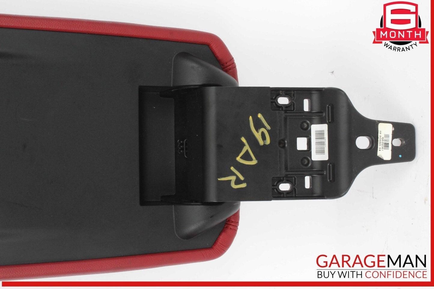 17-19 Alfa Romeo Giulia Front Center Console Arm Rest Armrest Lid Cover Red OEM