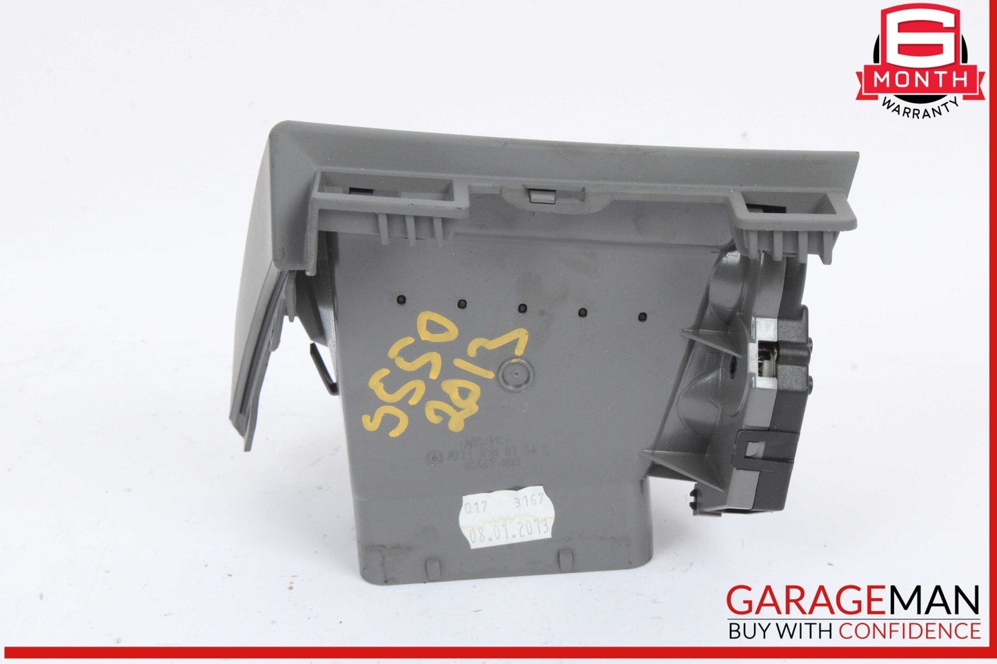 07-14 Mercedes W221 S550 Front Left Side Dashboard AC A/C Air Vent Gray OEM
