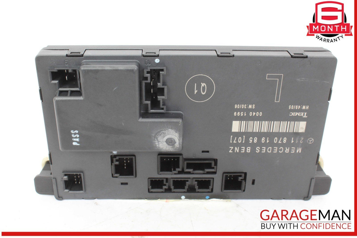 03-09 Mercedes W211 E350 E500 Front Left Side Door Control Module Unit OEM