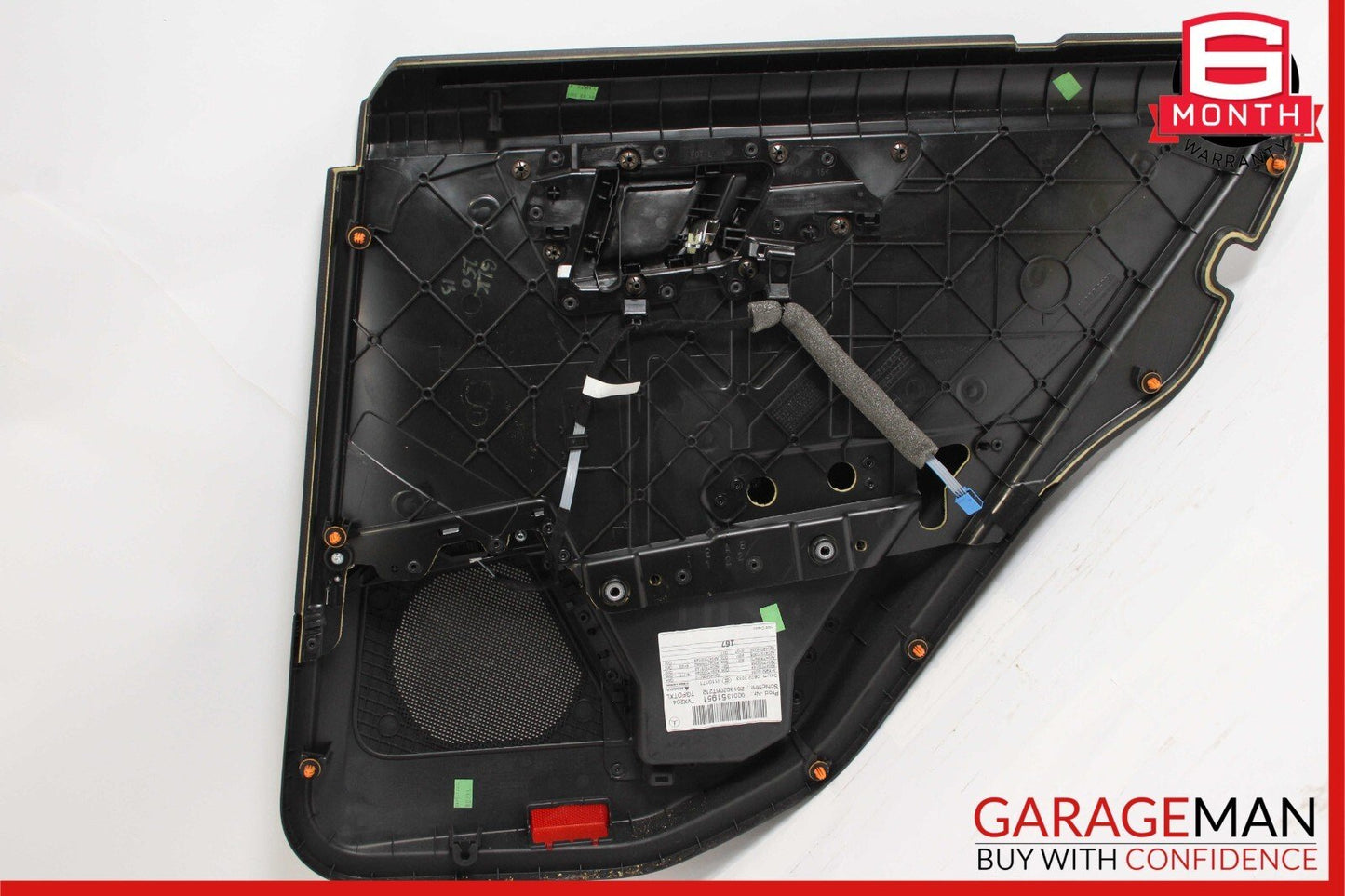 10-15 Mercedes X204 GLK250 Rear Left Side Interior Door Trim Cover Panel Black