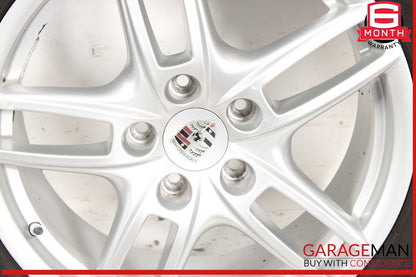 11-18 Porsche Cayenne 958 8.5Jx19 19" R19 Wheel Tire Rim Silver 7P5601025A