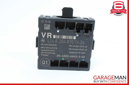 08-18 Mercedes W204 C300 C250 E400 Front Right Side Door Control Module OEM