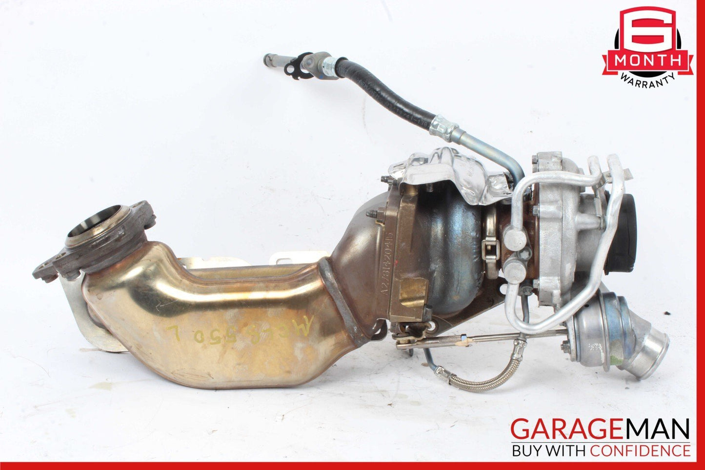 12-18 Mercedes W218 CLS550 E550 M278 Left Turbo Charger Turbocharger Manifold