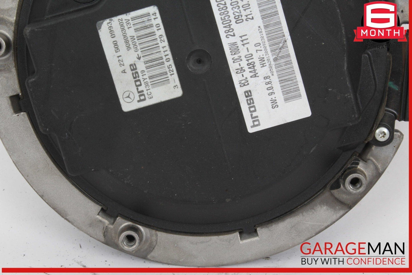 07-13 Mercedes W221 S550 Engine Cooling Fan Motor 2215000993 OEM