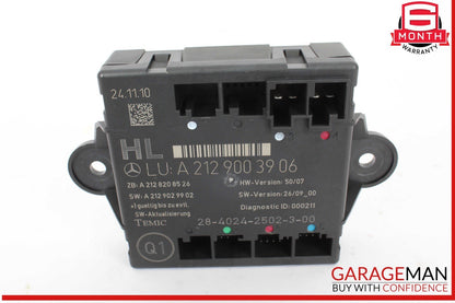 08-18 Mercedes W212 E350 Bluetec Rear Left Side Door Control Module 2129003906