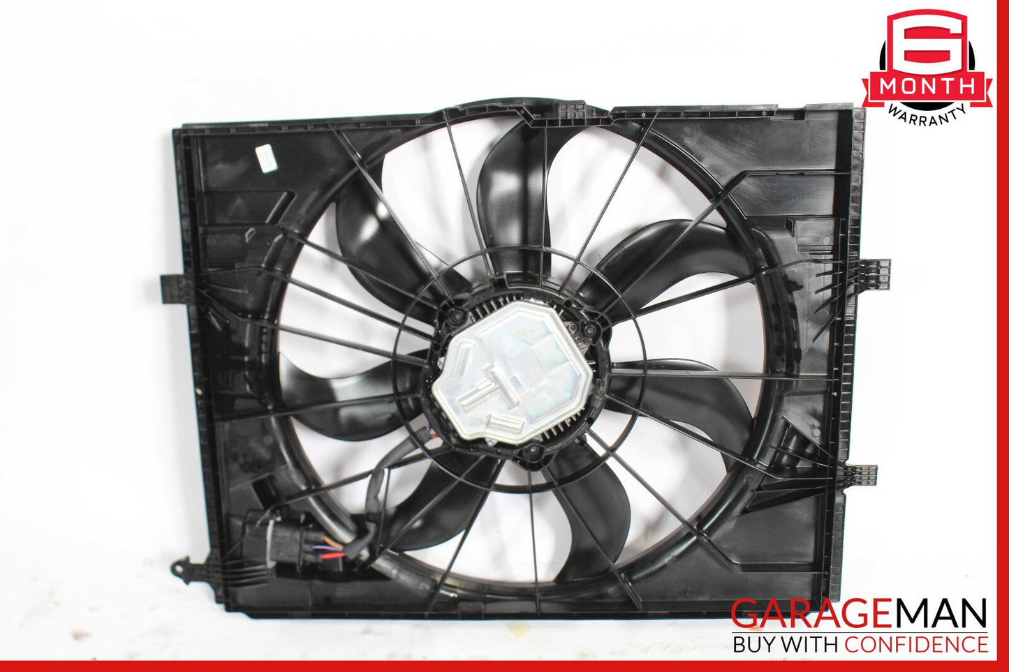 17-19 Mercedes W213 E300 GLC300 Radiator Cooling Fan Motor Electric Shroud OEM