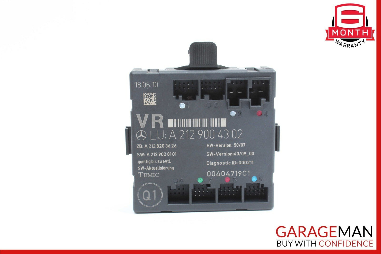 08-18 Mercedes W204 C63 AMG E350 Front Right Side Door Control Module Unit OEM