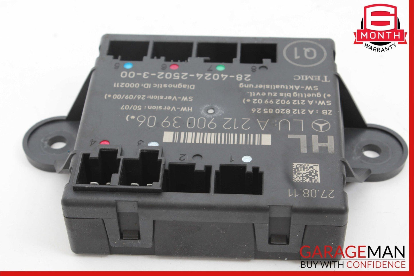08-18 Mercedes W204 C250 GLK350 E350 CLS550 Rear Left Side Door Control Module
