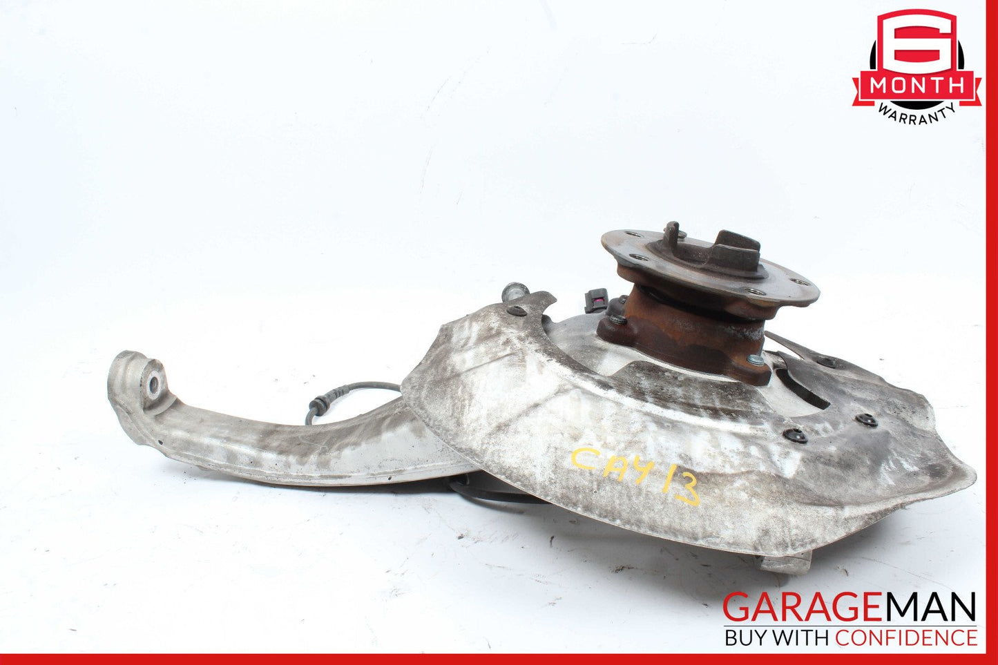11-18 Porsche Cayenne 958 Front Right Spindle Knuckle Hub Bearing OEM