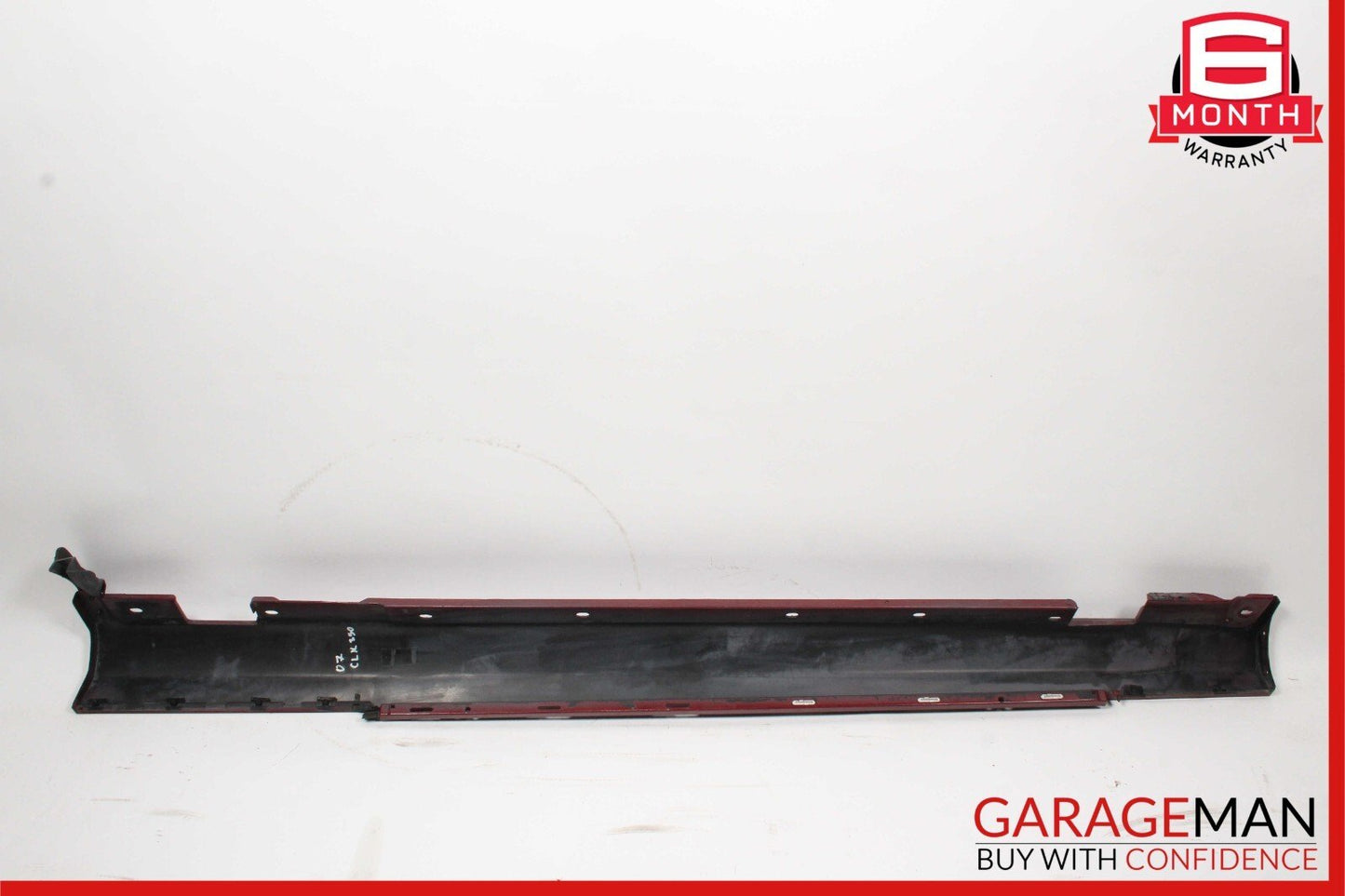 06-09 Mercedes W209 CLK350 CLK500 Right Rocker Molding Side Skirt Red OEM