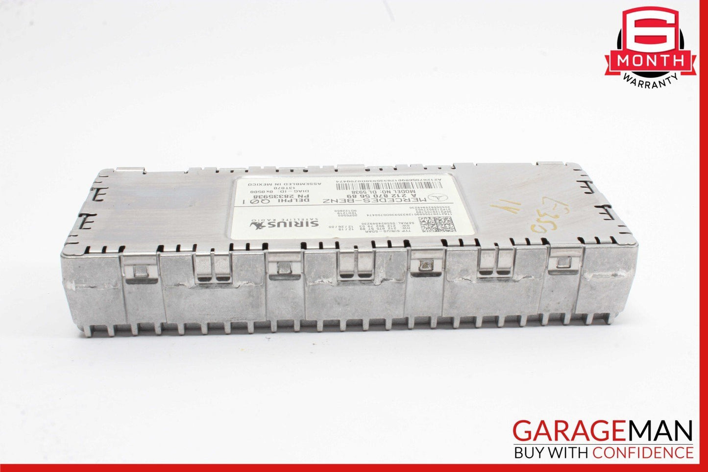 10-17 Mercedes W212 E350 C250 C300 Sirius Satellite Radio Receiver Module Unit