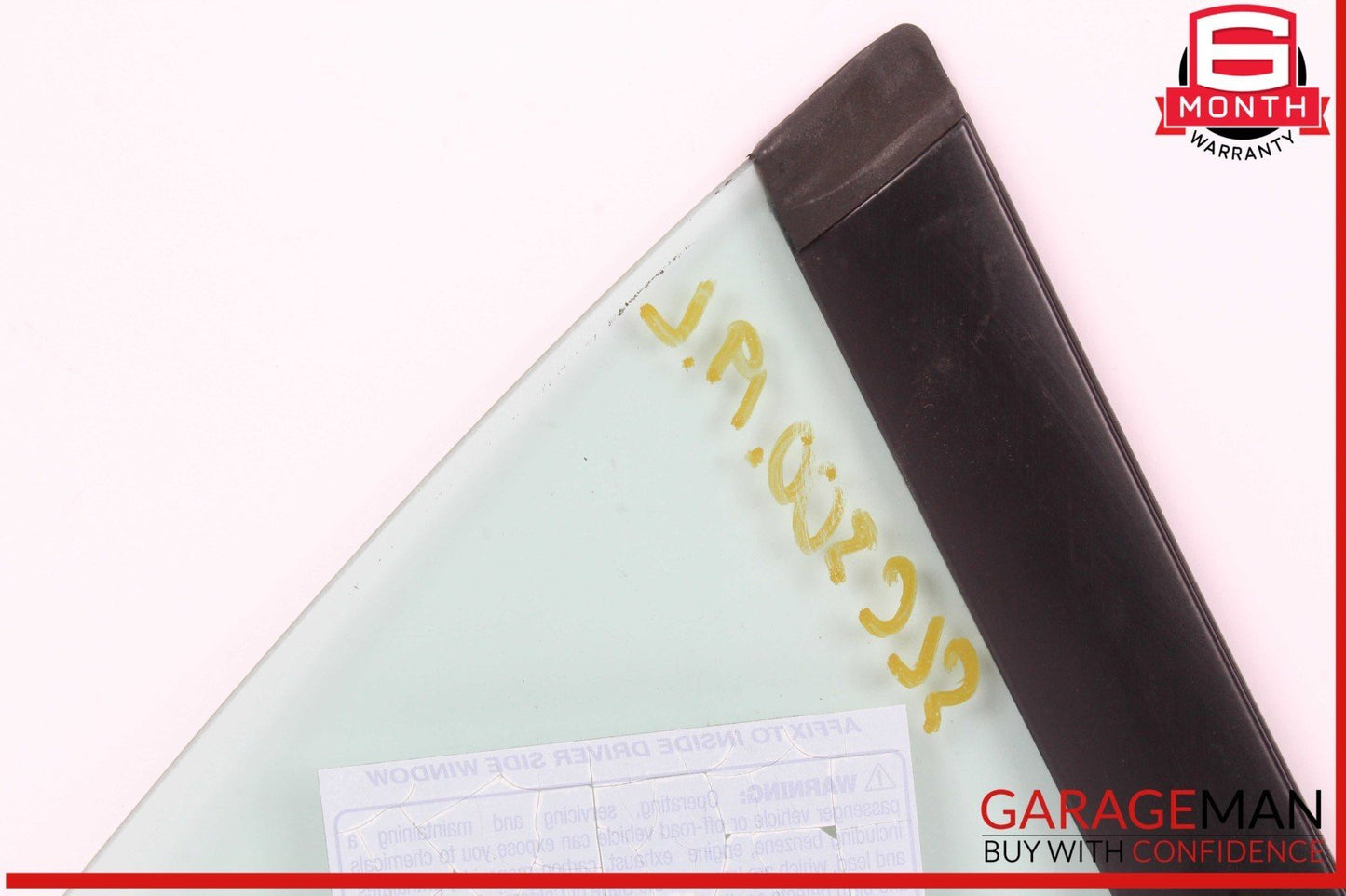 12-20 Mercedes R172 SLC300 SLK350 Rear Left Driver Side Quarter Window Glass OEM