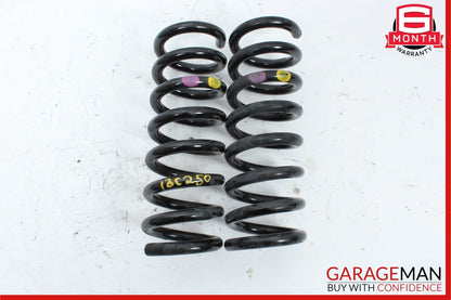 08-14 Mercedes W204 C250 Rear Left & Right Shock Absorber Coil Spring Set OEM