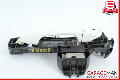 12-15 Mercedes W204 C250 C350 Rear Left Side Exterior Door Handle White OEM