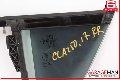 14-19 Mercedes W117 CLA250 Rear Right Passenger Side Quarter Window Glass OEM