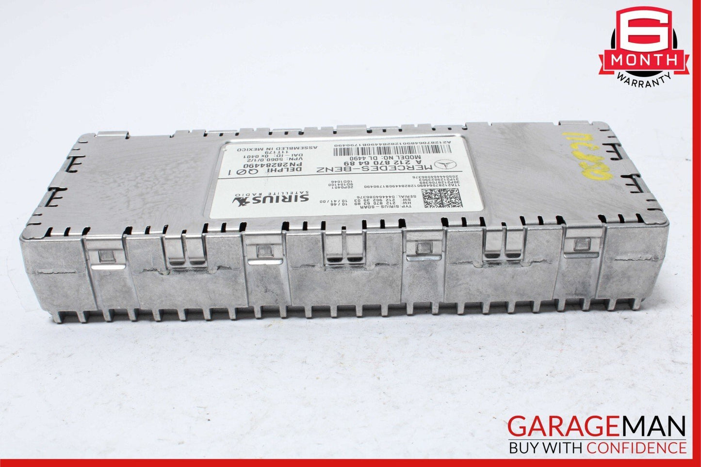 12-17 Mercedes W204 C350 C250 Sirius Satellite Radio Receiver 2128706489 OEM