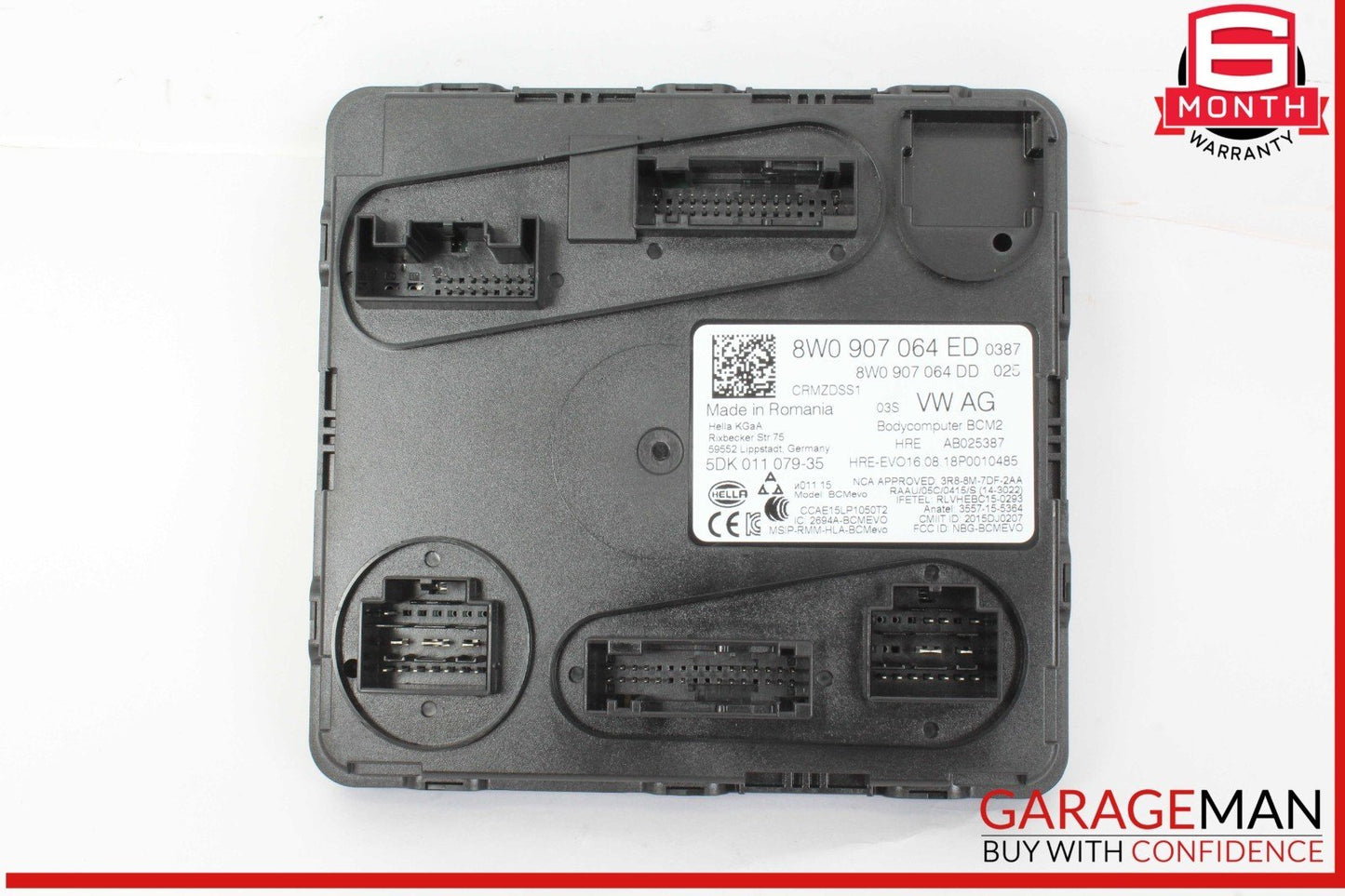 17-19 Audi Q7 BCM Body Computer Control Module Unit 8W0907064ED OEM