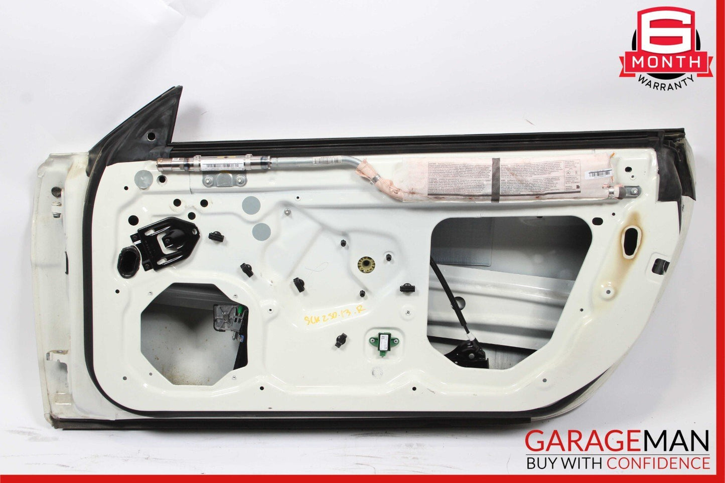 12-20 Mercedes R172 SLK250 Front Right Side Exterior Door Shell Calcite White