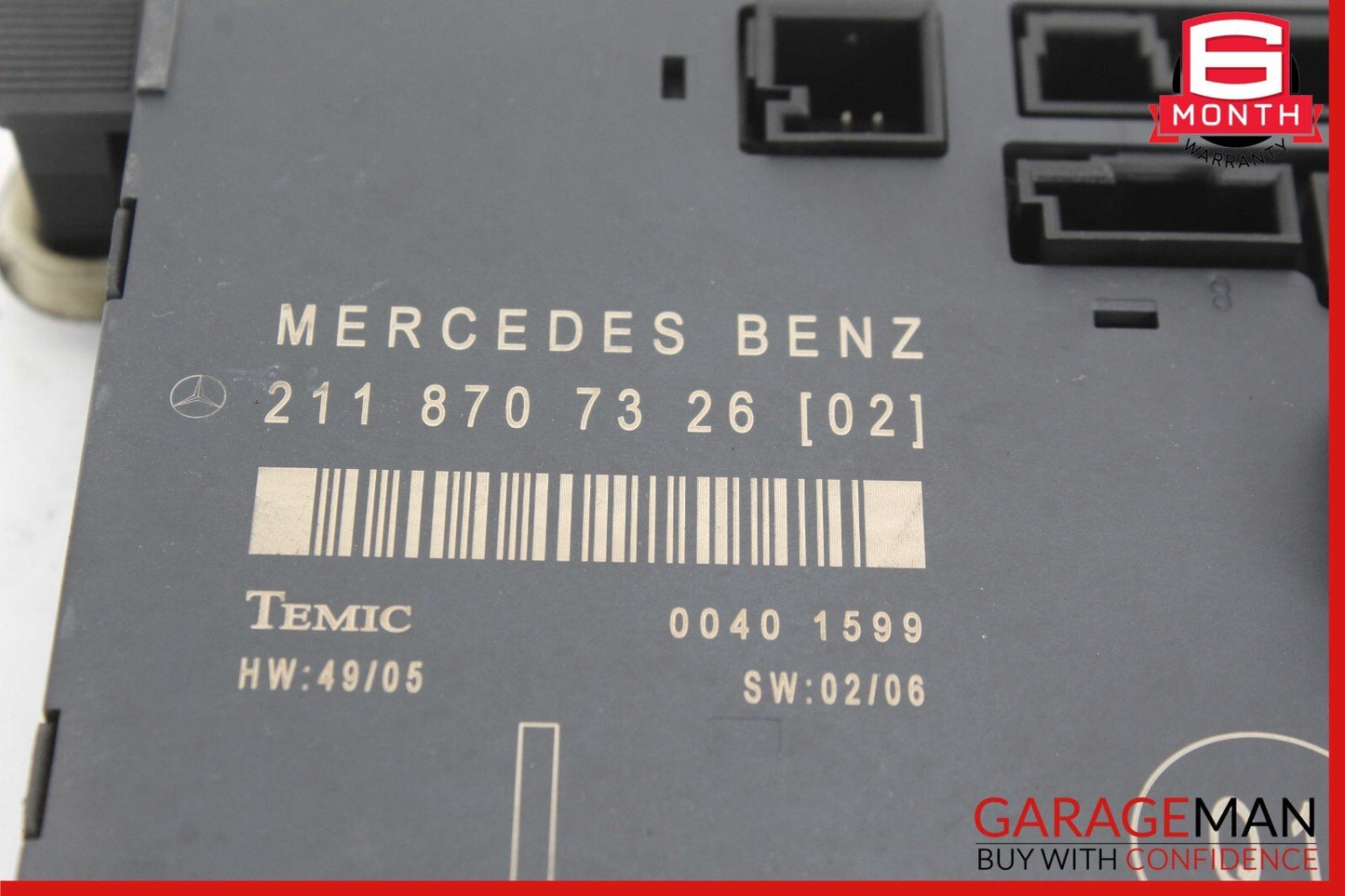 03-09 Mercedes W211 E350 E550 E63 AMG Front Left Side Door Control Module Unit