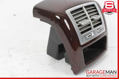 07-13 Mercedes W221 S550 S600 Rear Center Console AC A/C Air Vent Trim OEM