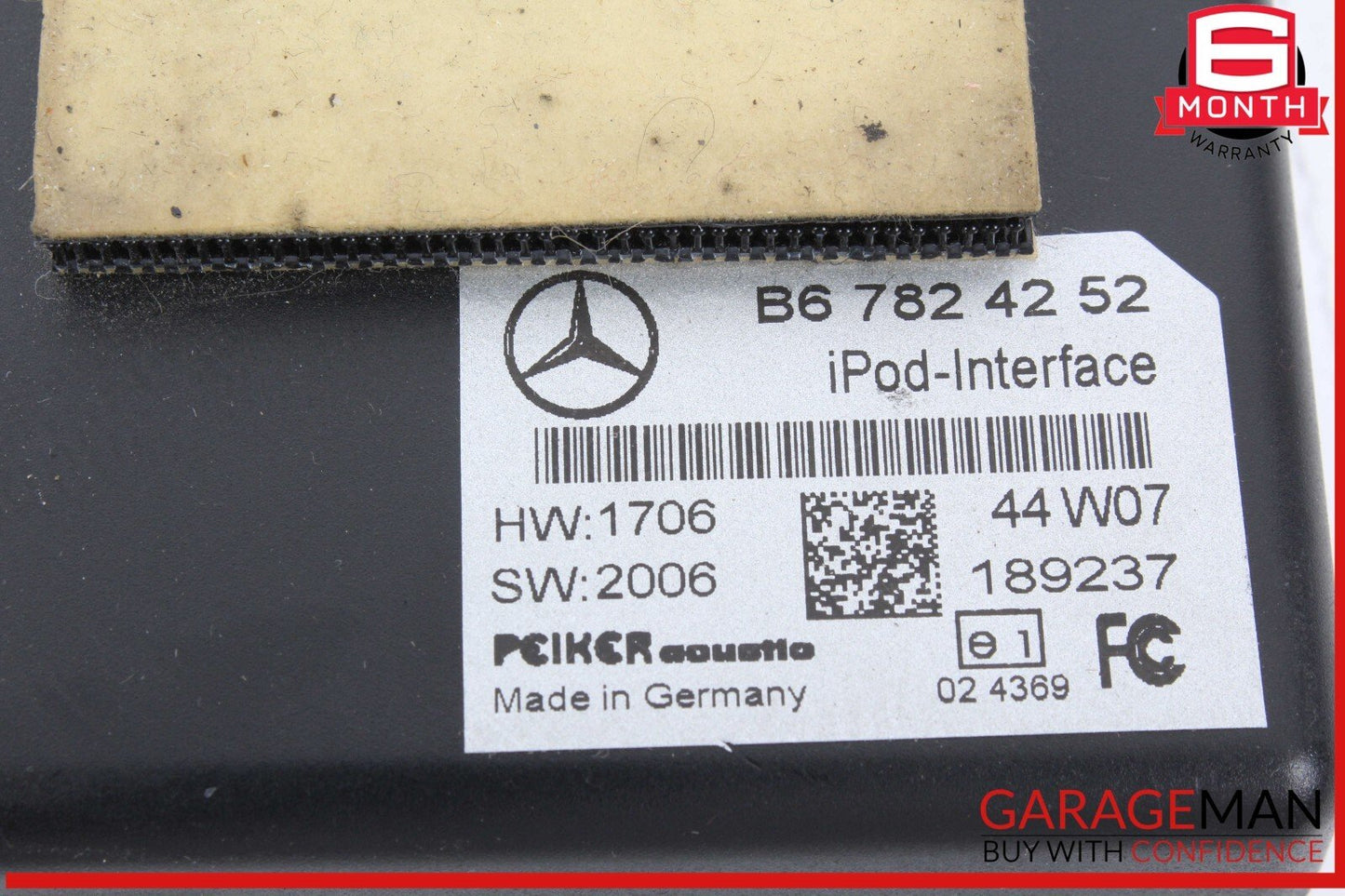 07-14 Mercedes W221 S550 CL550 Ipod Interface Control Module Unit B67824252 OEM