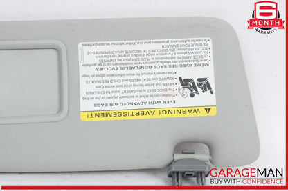 09-17 Audi Q5 A4 A5 S4 S5 Front Right Passenger Side Sun Visor 8U0857552F OEM