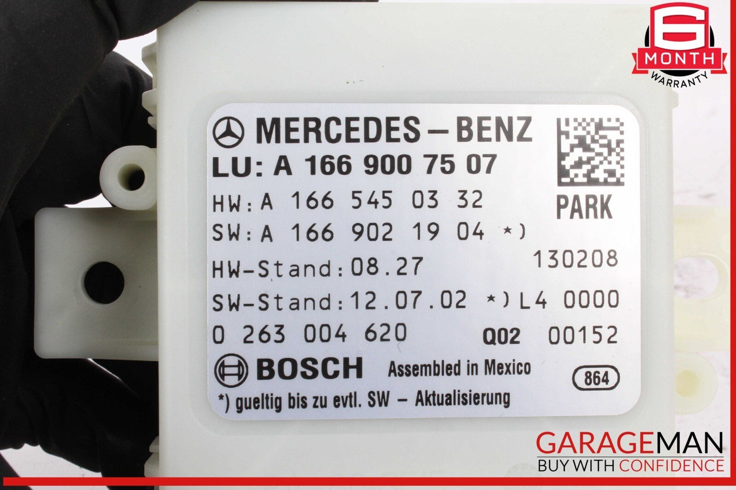 13-16 Mercedes X166 GL450 4MATIC Park Assist Parktronic Sensor Module Control