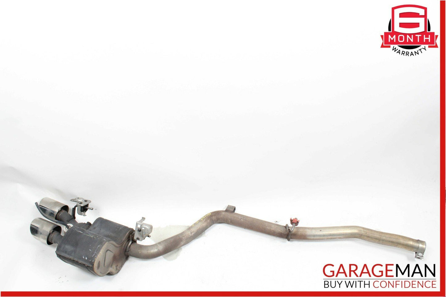 14-18 Maserati Quattroporte Rear Right Passenger Exhaust Muffler Dual Tip OEM