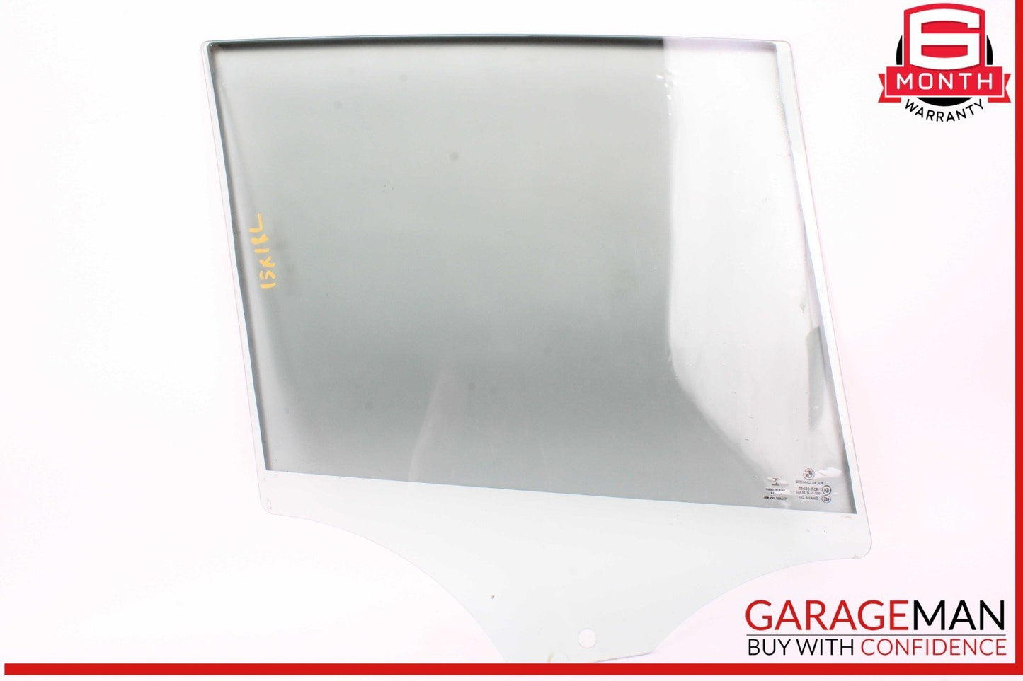 12-15 BMW X1 Rear Left Driver Side Door Window Glass 2990299 OEM