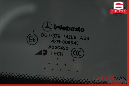 Mercedes W251 R350 R320 Center Middle Panorama Pano Sunroof Sun Roof Glass OEM