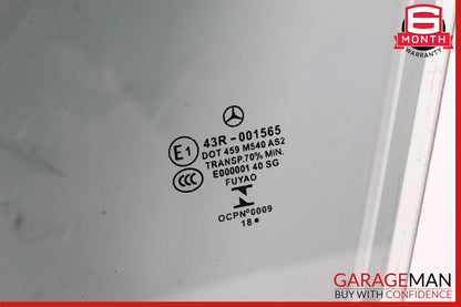 15-20 Mercedes X156 GLA250 GLA45 AMG Front Left Side Door Window Glass OEM