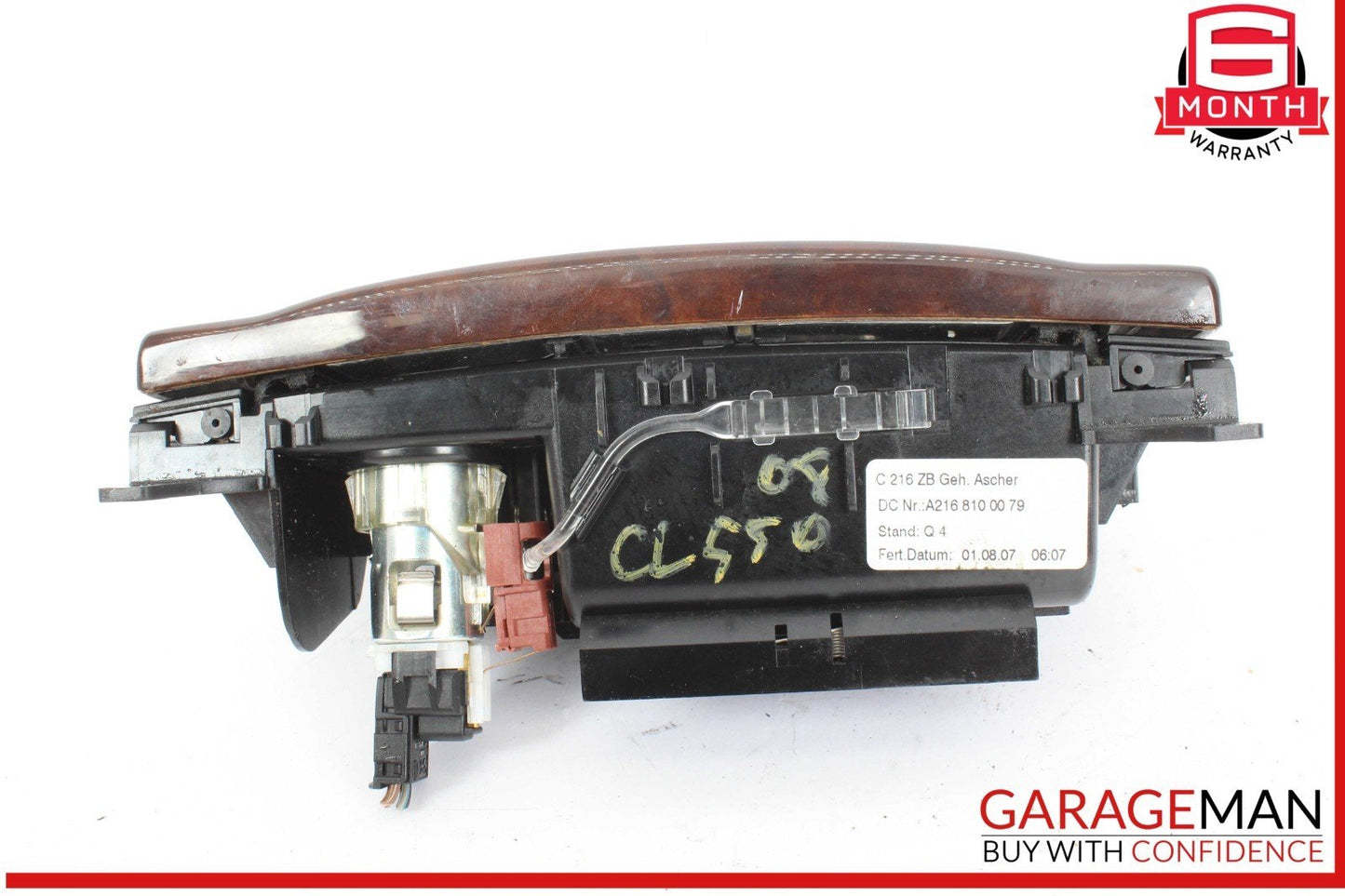 07-14 Mercedes W216 CL550 CL600 Center Console Ashtray Ash Tray Trim OEM