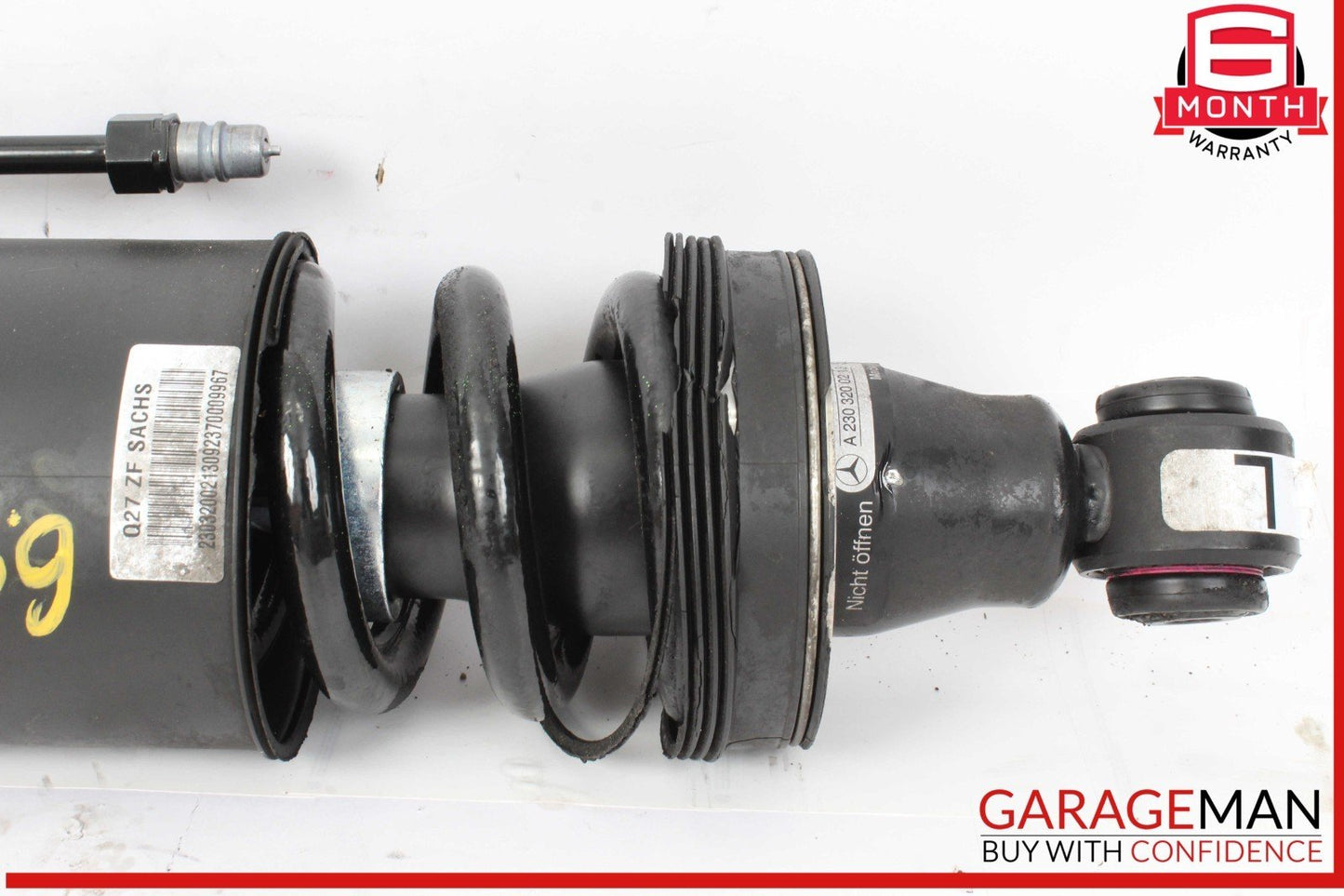 03-06 Mercedes R230 SL500 SL600 Rear Left Hydraulic Shock Strut Absorber OEM