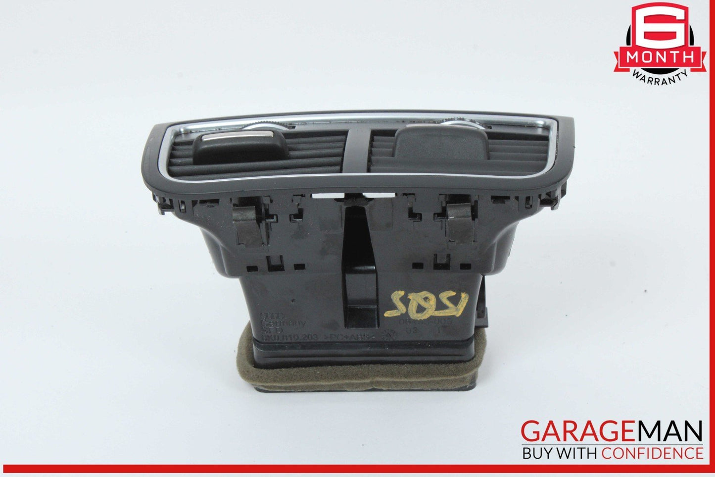 13-17 Audi Q5 Rear Center Console Heater AC A/C Air Vent 8K0819203 OEM