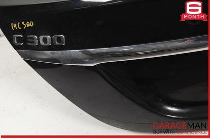 15-21 Mercedes W205 C300 C43 C63 AMG Rear Trunk Lid Shell Cover Panel Black OEM