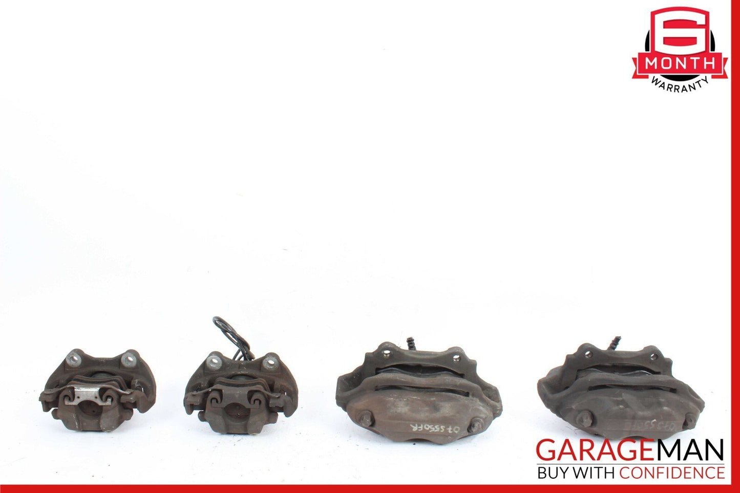 07-09 Mercedes W221 S550 CL600 Front & Rear Complete Brake Caliper Calipers Set