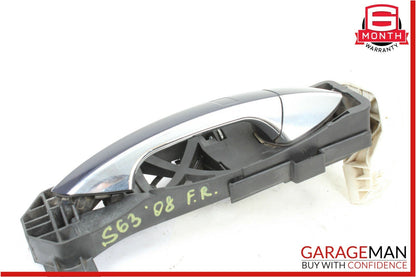 07-13 Mercedes W221 S63 AMG Front Right Exterior Door Handle Keyless Go Blue OEM