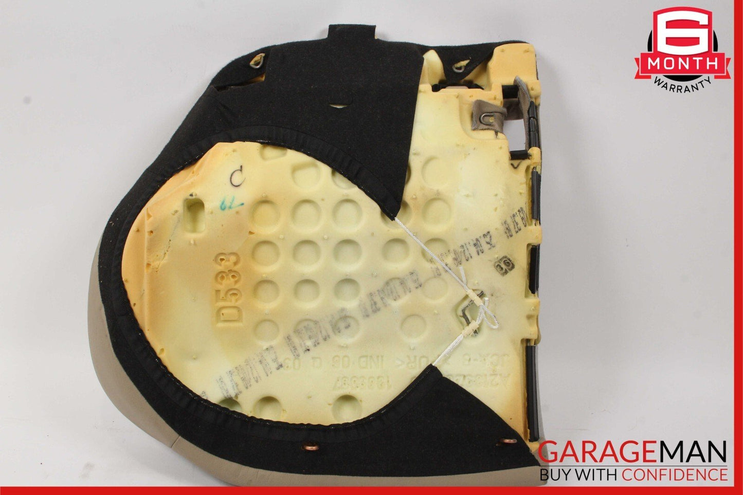 12-16 Mercedes W218 CLS500 Rear Left Side Lower Bottom Seat Cushion Beige OEM