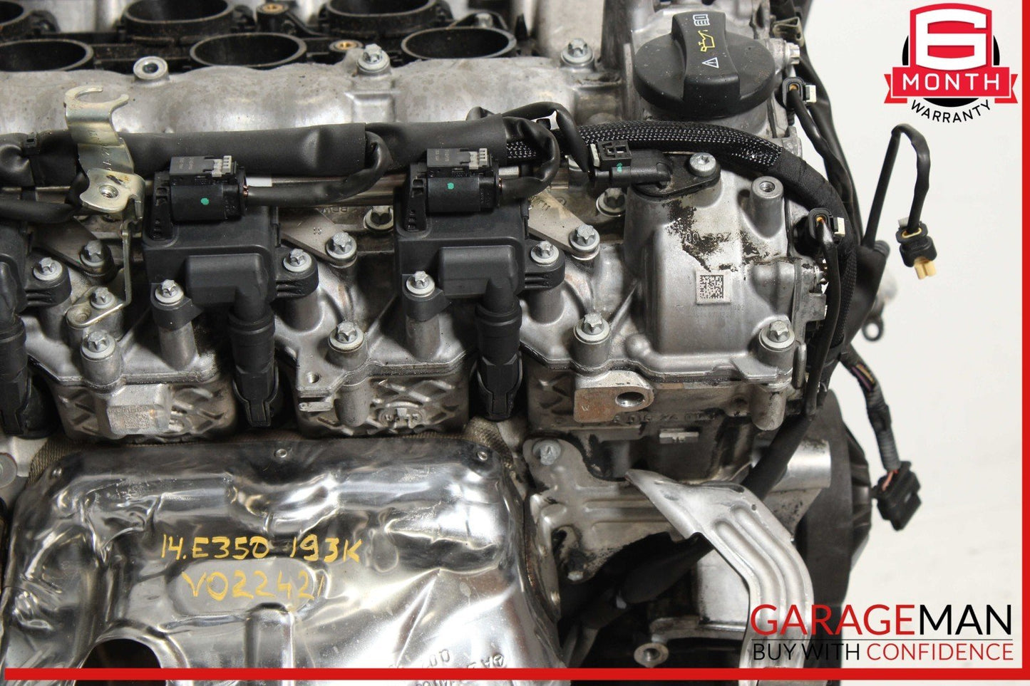 12-15 Mercedes W212 E350 C350 3.5L V6 RWD Engine Motor Block Assembly OEM 193k
