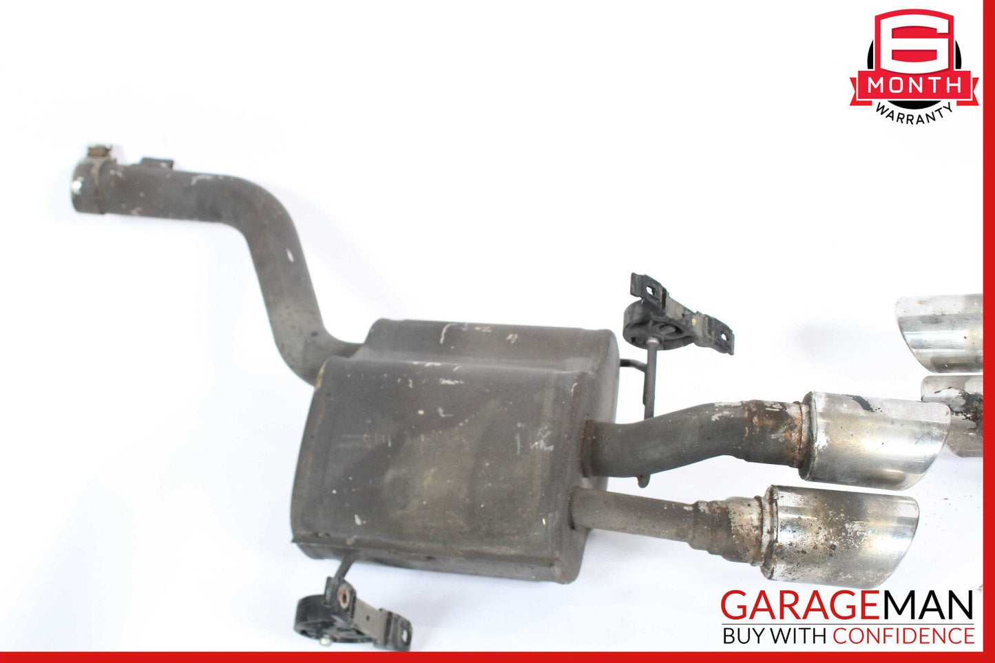 Maserati Quattroporte M139 Exhaust Mufflers Dual Tips Left & Right Side Set OEM