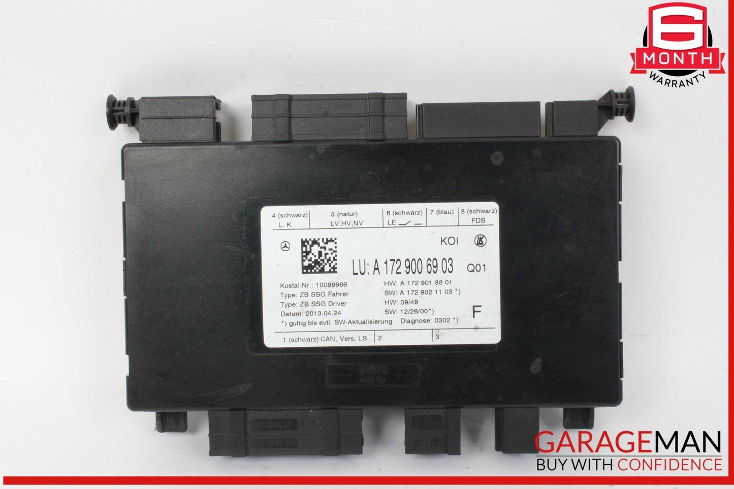 08-20 Mercedes W212 E350 C300 Front Left Side Seat Control Module Unit OEM