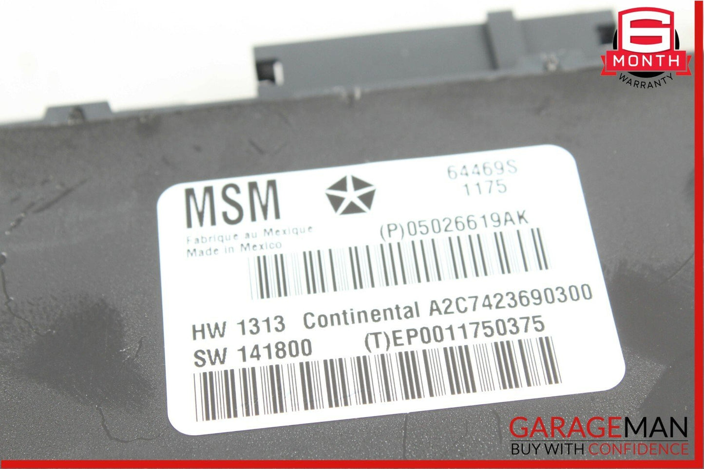 14-18 Maserati Quattroporte Front Left Driver Side Seat Control Module Unit OEM