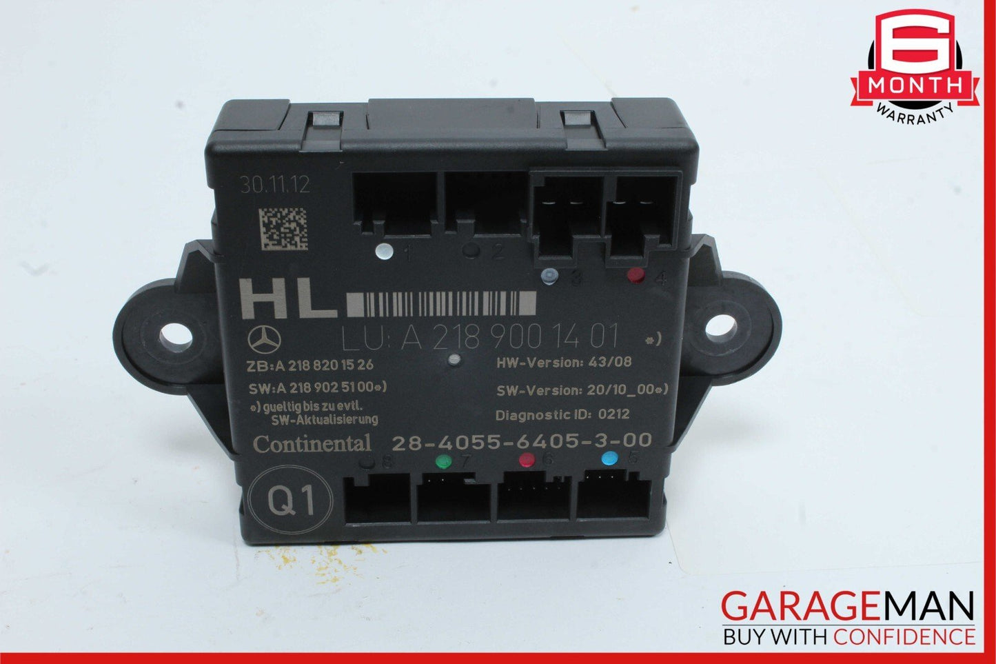 08-18 Mercedes X204 GLK350 CLS550 Rear Left Side Door Control Module Unit OEM