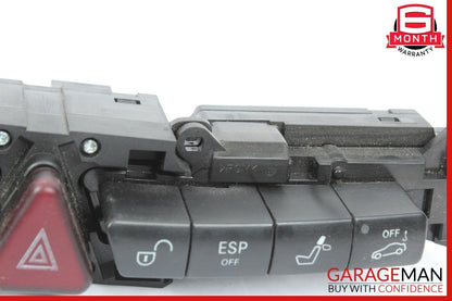 03-06 Mercedes W220 S500 Center Dash ESP Hazard Light Door Lock Switch Control