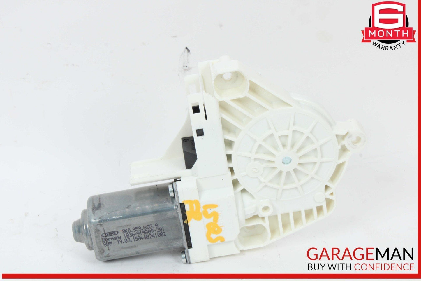 09-17 Audi Q5 Front Right Passenger Side Window Regulator Motor 8K0959802B OEM